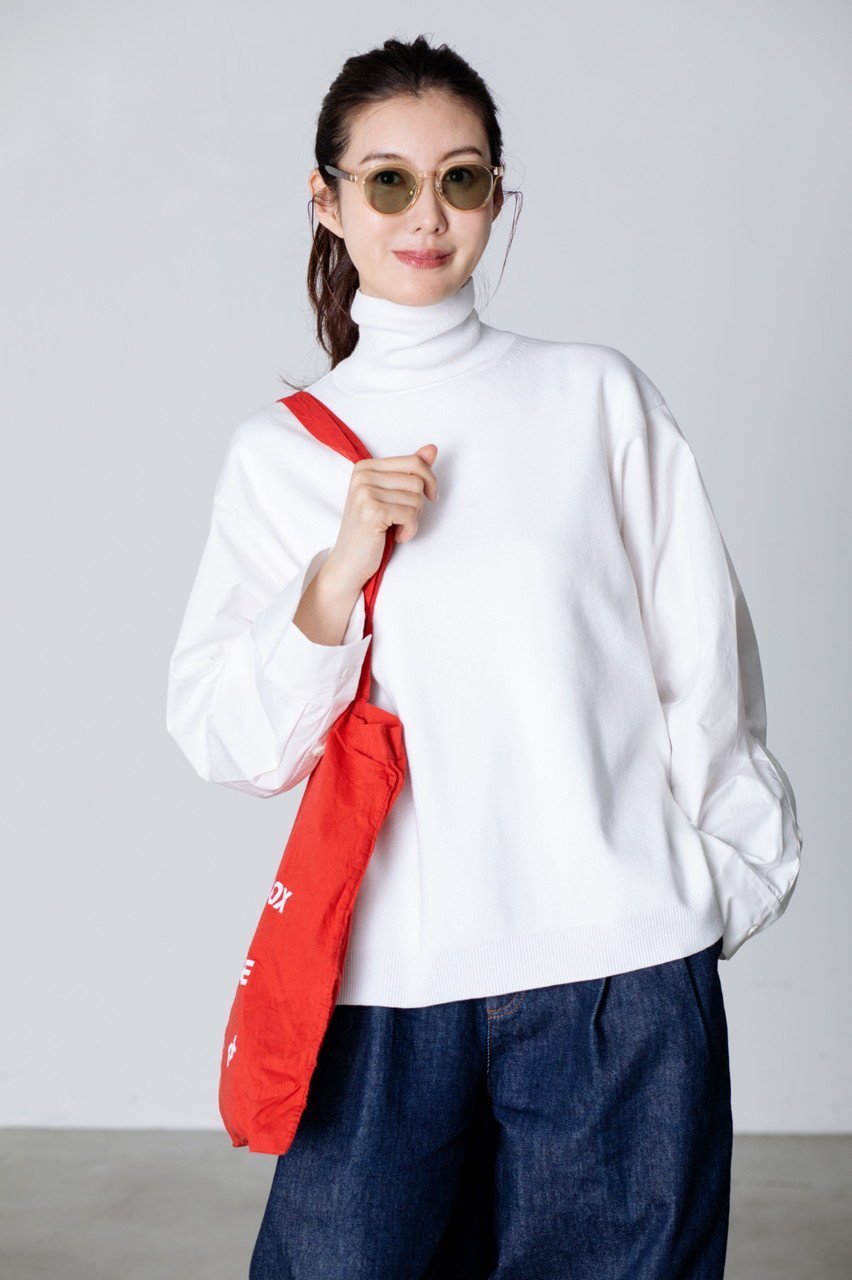 【マイ ウィークネス/MY WEAKNESS】のElla Knit 人気、トレンドファッション・服の通販 founy(ファニー) 　ファッション　Fashion　レディースファッション　Fashion for Women　トップス・カットソー　Cut & Sew Tops　ニット　Knit Tops & Sweaters　カジュアルプルオーバー・ニットトップス　Pullovers & Knit Tops / Casual Pullovers　シンプル　Simple, Minimal　スリット　Slit, Slit Detail　ハイネック　High Neck, Mock Neck　エレガント 上品　Elegant　other-6|ID: prp329100004699909 ipo3291000000035970127