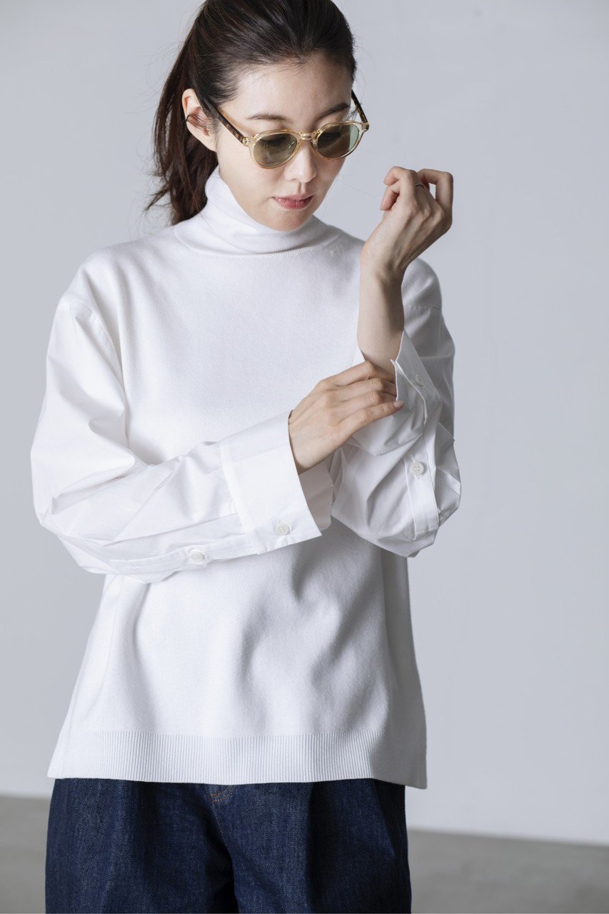 【マイ ウィークネス/MY WEAKNESS】のElla Knit 人気、トレンドファッション・服の通販 founy(ファニー) 　ファッション　Fashion　レディースファッション　Fashion for Women　トップス・カットソー　Cut & Sew Tops　ニット　Knit Tops & Sweaters　カジュアルプルオーバー・ニットトップス　Pullovers & Knit Tops / Casual Pullovers　シンプル　Simple, Minimal　スリット　Slit, Slit Detail　ハイネック　High Neck, Mock Neck　エレガント 上品　Elegant　other-7|ID: prp329100004699909 ipo3291000000035970128