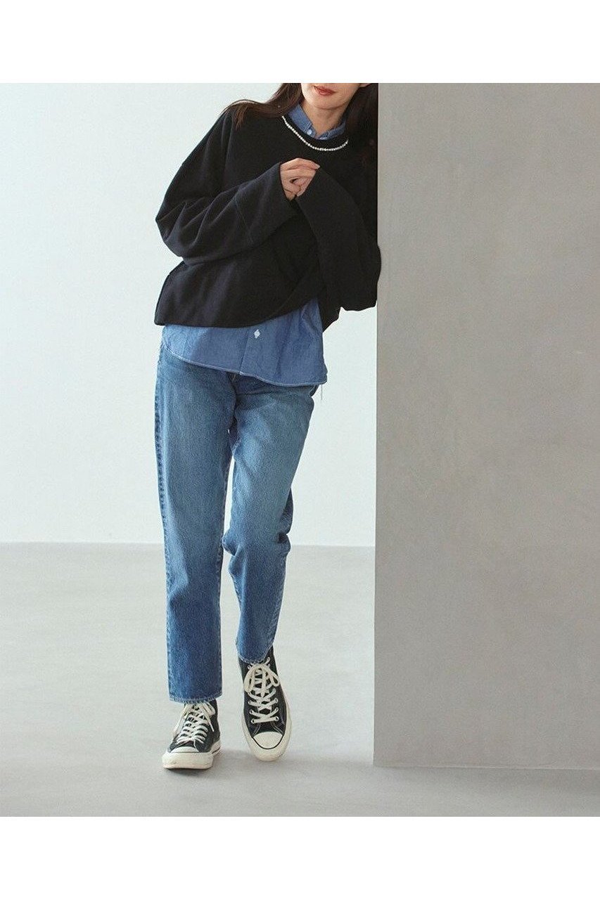 【マイ ウィークネス/MY WEAKNESS】のEasy Sweat 人気、トレンドファッション・服の通販 founy(ファニー) 　ファッション　Fashion　レディースファッション　Fashion for Women　トップス・カットソー　Cut & Sew Tops　シャツ・ブラウス・オフィスカジュアル　Elegant Blouses & Button-Ups　レディースパーカー・カジュアルフーディー　Casual Hoodies & Sweatshirts　ロングTシャツ・Tシャツ　Longline T-Shirts & Tees　スウェット・クルーネックトップス　Sweatshirts & Crewnecks / Relaxed Fit Sweat Tops　カットソー・ベーシックTシャツ　Cut-and-Sewn Tops / Stretch Tees & Basics　ショート　Short, Short Length　スリーブ　Sleeve, Long Sleeve / Short Sleeve　バランス　Balance, Style Balance　フォルム　Silhouette, Form　ロング　Long, Long-Length　ワイド　Wide, Wide Fit　新作・新入荷　New Arrivals / New In　other-6|ID: prp329100004699915 ipo3291000000033936174