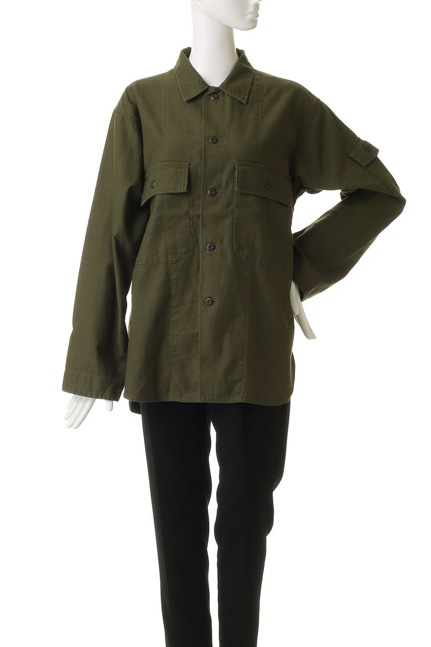 【マイ ウィークネス/MY WEAKNESS】のJungle Fatigue Shirt 人気、トレンドファッション・服の通販 founy(ファニー) 　ファッション　Fashion　レディースファッション　Fashion for Women　アウター　Coat / Outerwear Collection　レディースジャケット・軽アウター　Jackets　サテン　Satin, Glossy Fabric　ジャケット　Jacket, Outerwear　フェミニン　Feminine, Girly　ポケット　Pocket, Pocket Detail　ミリタリー　Military, Army Style　ヴィンテージ　Vintage Style　other-2|ID: prp329100004699918 ipo3291000000035970159