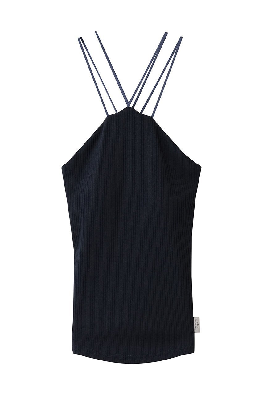 【ジュリエ/Julier】のリブクロスキャミソール インテリア・キッズ・メンズ・レディースファッション・服の通販 founy(ファニー) 　ファッション　Fashion　レディースファッション　Fashion for Women　トップス・カットソー　Cut & Sew Tops　キャミソール&ノースリーブ　Camisoles & Sleeveless Tops　スポーツウェア　Functional & Stylish Sportswear　スポーツ トップス　Athletic Tops / Workout Tops / Training Shirts　キャミソール　Camisole, Spaghetti Strap Top　スポーツ　Sports, Activewear　ヨガ　Yoga, Yoga Wear　ワーク　Workwear, Utility Style　新作・新入荷　New Arrivals / New In　ネイビー|ID: prp329100004699926 ipo3291000000033936278