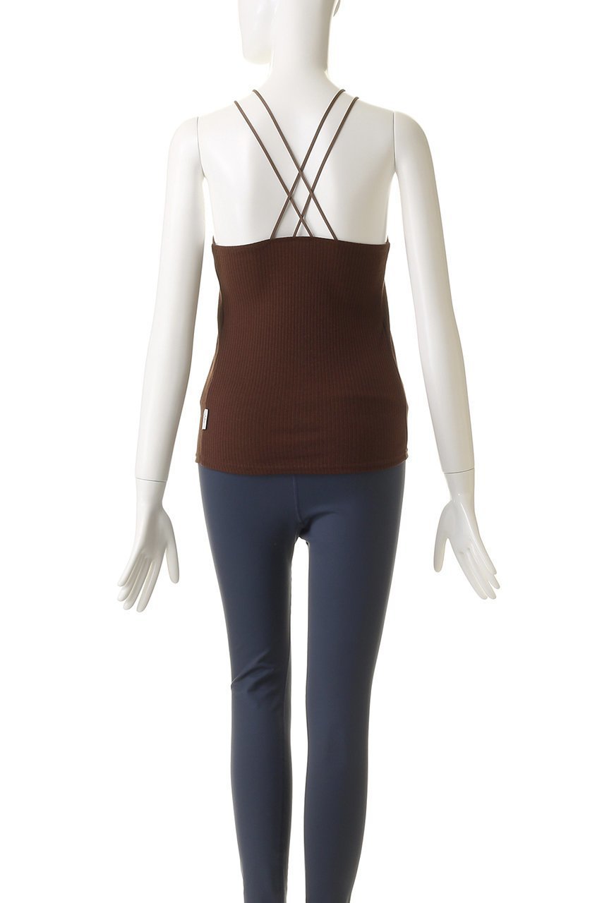 【ジュリエ/Julier】のリブクロスキャミソール 人気、トレンドファッション・服の通販 founy(ファニー) 　ファッション　Fashion　レディースファッション　Fashion for Women　トップス・カットソー　Cut & Sew Tops　キャミソール&ノースリーブ　Camisoles & Sleeveless Tops　スポーツウェア　Functional & Stylish Sportswear　スポーツ トップス　Athletic Tops / Workout Tops / Training Shirts　キャミソール　Camisole, Spaghetti Strap Top　スポーツ　Sports, Activewear　ヨガ　Yoga, Yoga Wear　ワーク　Workwear, Utility Style　other-4|ID: prp329100004699926 ipo3291000000035970181