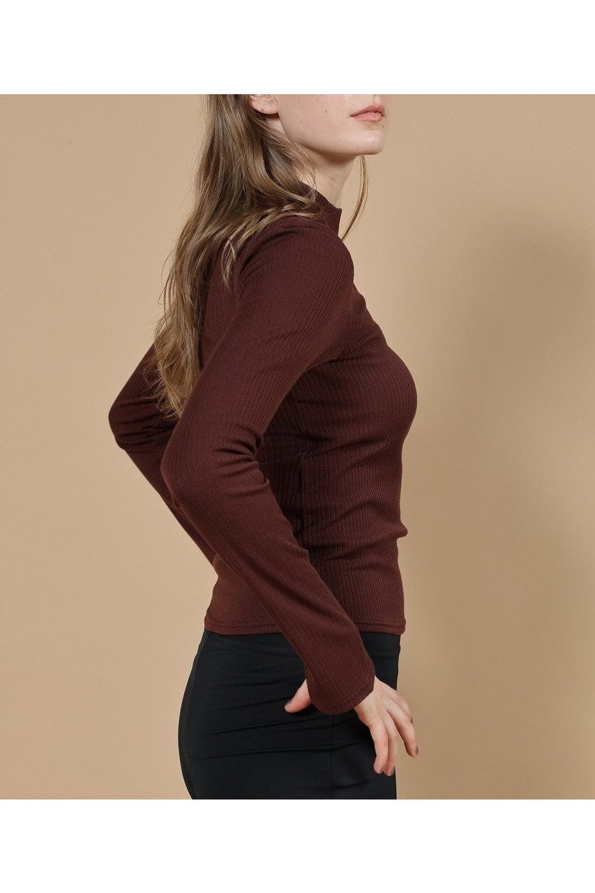 【ジュリエ/Julier】のリブロングスリーブプルオーバー 人気、トレンドファッション・服の通販 founy(ファニー) 　ファッション　Fashion　レディースファッション　Fashion for Women　トップス・カットソー　Cut & Sew Tops　カジュアルプルオーバー・ニットトップス　Pullovers & Knit Tops / Casual Pullovers　スポーツウェア　Functional & Stylish Sportswear　スポーツ トップス　Athletic Tops / Workout Tops / Training Shirts　インナー　Innerwear　カッティング　Cutting Detail　スポーツ　Sports, Activewear　モックネック　Mock Neck, Short Turtleneck　ワーク　Workwear, Utility Style　新作・新入荷　New Arrivals / New In　other-8|ID: prp329100004699928 ipo3291000000033936308