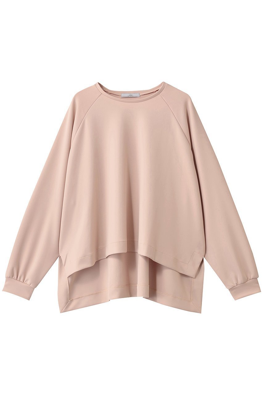 【ジュリエ/Julier】のプランプストレッチラージトップス インテリア・キッズ・メンズ・レディースファッション・服の通販 founy(ファニー) 　ファッション　Fashion　レディースファッション　Fashion for Women　トップス・カットソー　Cut & Sew Tops　スポーツウェア　Functional & Stylish Sportswear　スポーツ トップス　Athletic Tops / Workout Tops / Training Shirts　スポーツ　Sports, Activewear　スリット　Slit, Slit Detail　スリーブ　Sleeve, Long Sleeve / Short Sleeve　ヨガ　Yoga, Yoga Wear　ワーク　Workwear, Utility Style　新作・新入荷　New Arrivals / New In　ピーチ|ID: prp329100004699930 ipo3291000000033936311