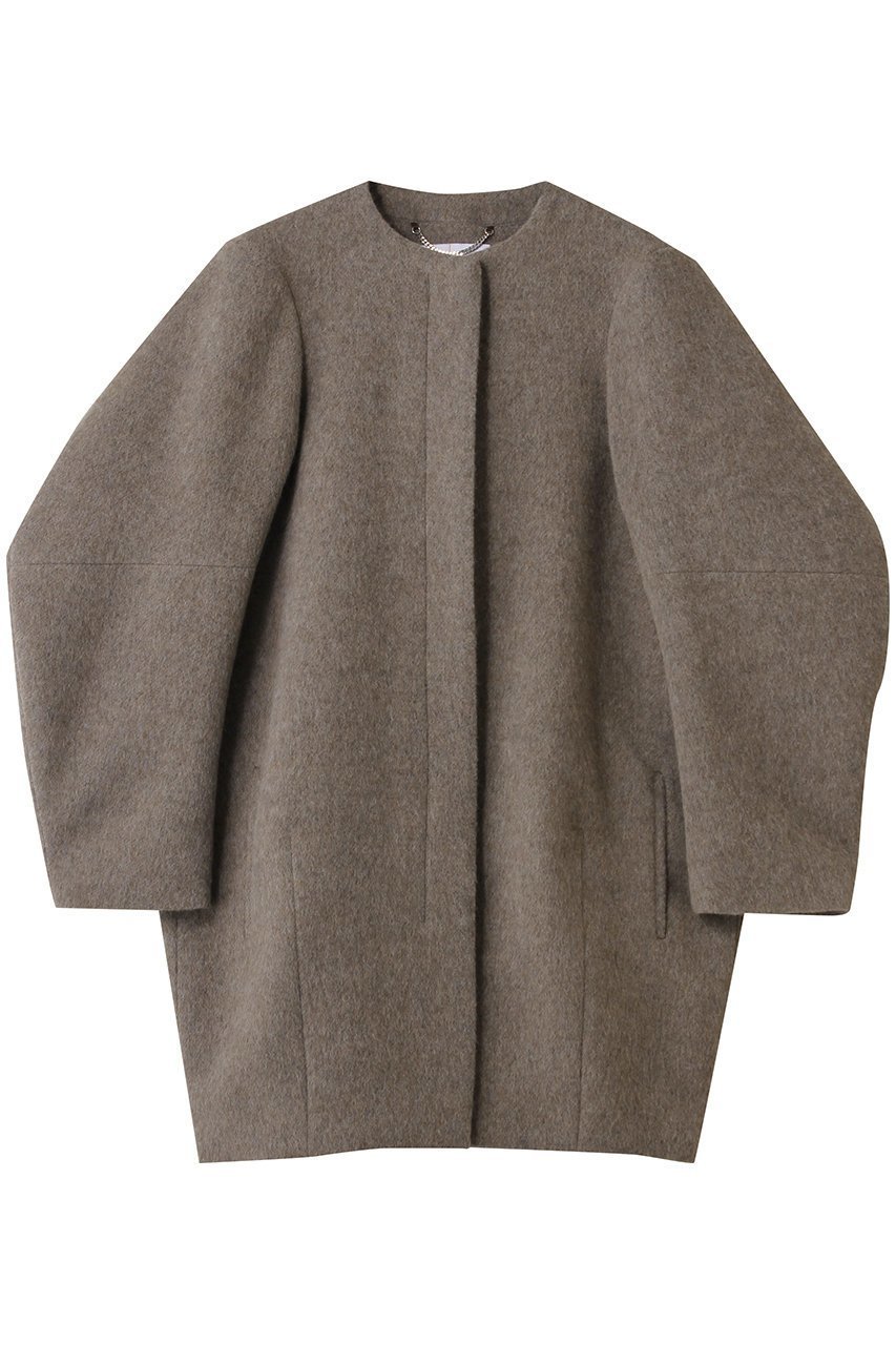 【アキラナカ/AKIRANAKA】のGladys コート インテリア・キッズ・メンズ・レディースファッション・服の通販 founy(ファニー) 　ファッション　Fashion　レディースファッション　Fashion for Women　アウター　Coat / Outerwear Collection　コート・ロングコート・ピーコート　Long Coats, Peacoats & More　ショート　Short, Short Length　シンプル　Simple, Minimal　新作・新入荷　New Arrivals / New In　ベージュ|ID: prp329100004699932 ipo3291000000033936326