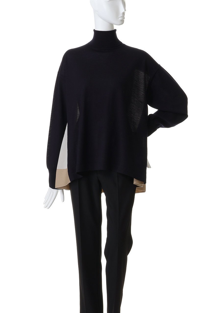 【アダワス/ADAWAS】のEXTRAFINE メリノウール タートル-ネック 人気、トレンドファッション・服の通販 founy(ファニー) 　ファッション　Fashion　レディースファッション　Fashion for Women　トップス・カットソー　Cut & Sew Tops　ニット　Knit Tops & Sweaters　カジュアルプルオーバー・ニットトップス　Pullovers & Knit Tops / Casual Pullovers　コンビ　Combo, Combination Style　シンプル　Simple, Minimal　タートル　Turtleneck, Turtle Collar　タートルネック　Turtleneck, High Neck　フレア　Flare, Flared　新作・新入荷　New Arrivals / New In　other-2|ID: prp329100004699936 ipo3291000000033936357