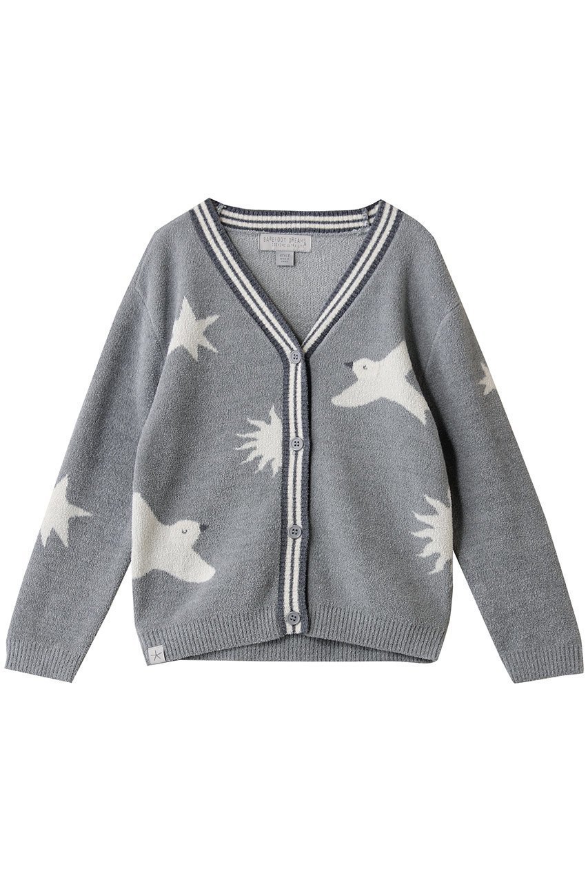【ベアフットドリームス/BAREFOOT DREAMS / KIDS】の【KIDS】コージーシックウルトラライト スパロウ カーディガン インテリア・キッズ・メンズ・レディースファッション・服の通販 founy(ファニー) 　ファッション　Fashion　キッズファッション　Fashion for Kids　アウター　Coat Outerwear /Kids　おすすめ　Recommended / Our Picks　カーディガン　Cardigan, Knitwear　ギフト プレゼント　Gift / Present　ストライプ　Stripe, Striped Pattern　モチーフ　Motif, Design Theme　ダークブルー|ID: prp329100004699940 ipo3291000000036191988
