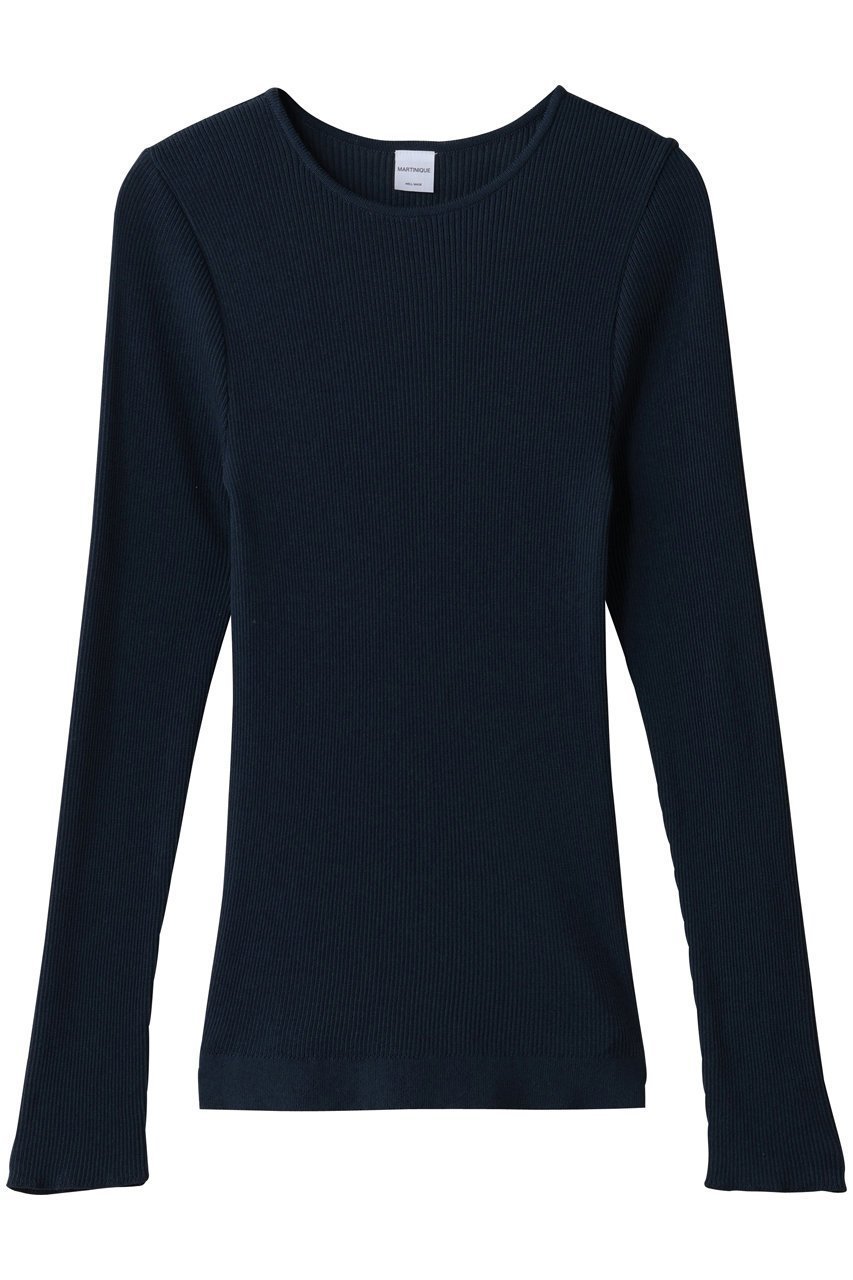 【マルティニーク/martinique】のC/SILKプルオーバー インテリア・キッズ・メンズ・レディースファッション・服の通販 founy(ファニー) ファッション Fashion レディースファッション Fashion for Women トップス・カットソー Cut & Sew Tops シャツ・ブラウス・オフィスカジュアル Elegant Blouses & Button-Ups ロングTシャツ・Tシャツ Longline T-Shirts & Tees カジュアルプルオーバー・ニットトップス Pullovers & Knit Tops / Casual Pullovers カットソー・ベーシックTシャツ Cut-and-Sewn Tops / Stretch Tees & Basics インナー Innerwear コンパクト Compact, Small Size シルク Silk, 100% Silk シンプル Simple, Minimal スリーブ Sleeve, Long Sleeve / Short Sleeve フィット Fit, Slim Fit ベーシック Basic, Essential ロング Long, Long-Length 再入荷 Restock / Back in Stock ネイビー|ID: prp329100004699944 ipo3291000000035381586