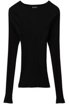 【マルティニーク/martinique】の《別注》【Oscalito】リブクルーネックプルオーバー ブラック|ID: prp329100004699945 ipo3291000000035743586