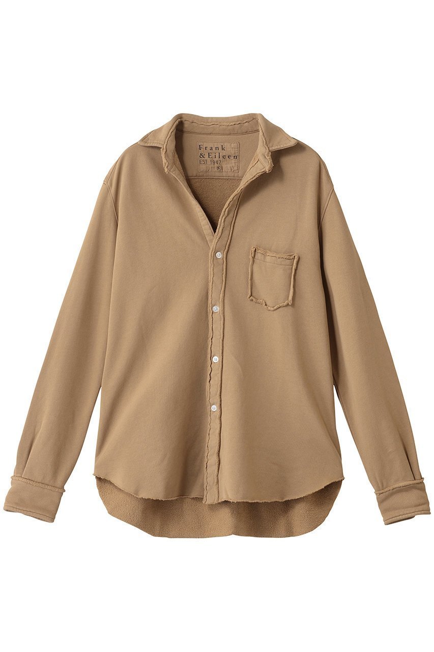 【フランク&アイリーン/Frank&Eileen】のLAB EILEEN TRIPLE FLEECE スウェットシャツ インテリア・キッズ・メンズ・レディースファッション・服の通販 founy(ファニー)  ファッション Fashion レディースファッション Fashion for Women トップス・カットソー Cut & Sew Tops シャツ・ブラウス・オフィスカジュアル Elegant Blouses & Button-Ups レディースパーカー・カジュアルフーディー Casual Hoodies & Sweatshirts スウェット・クルーネックトップス Sweatshirts & Crewnecks / Relaxed Fit Sweat Tops スリーブ Sleeve, Long Sleeve / Short Sleeve リラックス Relax, Relaxed Fit ロング Long, Long-Length 旅行 Travel キャメル|ID: prp329100004699947 ipo3291000000034241656