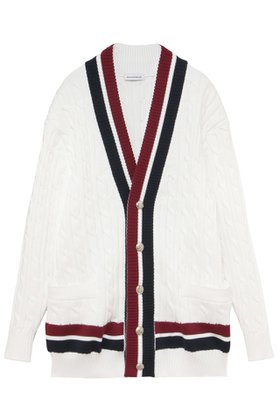 【マディソンブルー/MADISONBLUE】 TENNIS SWEATER CD セーター カーディガン人気、トレンドファッション・服の通販 founy(ファニー) ファッション Fashion レディースファッション Fashion for Women トップス・カットソー Cut & Sew Tops ニット Knit Tops & Sweaters カーディガン・羽織り Layered Style Cardigans レディースパーカー・カジュアルフーディー Casual Hoodies & Sweatshirts スウェット・クルーネックトップス Sweatshirts & Crewnecks / Relaxed Fit Sweat Tops カーディガン Cardigan, Knitwear スポーティ Sporty, Casual Athletic セーター Sweater, Knitwear ビッグ Big, Oversized |ID:prp329100004699954