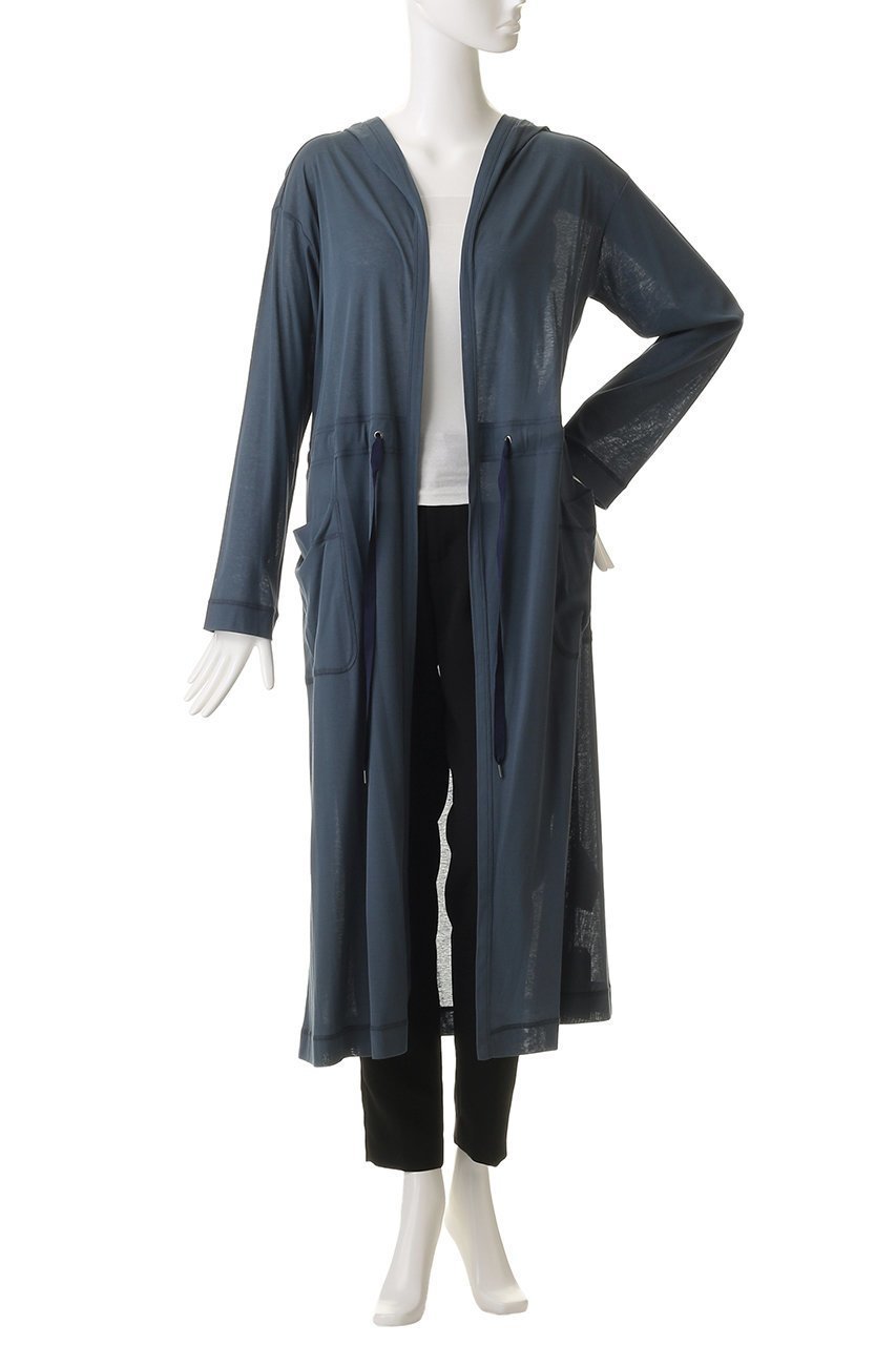 【プレインピープル/PLAIN PEOPLE】のガス強撚フライスフード付きロングカーディガン 人気、トレンドファッション・服の通販 founy(ファニー) 　ファッション　Fashion　レディースファッション　Fashion for Women　トップス・カットソー　Cut & Sew Tops　ニット　Knit Tops & Sweaters　カーディガン・羽織り　Layered Style Cardigans　カーディガン　Cardigan, Knitwear　シンプル　Simple, Minimal　ロング　Long, Long-Length　other-2|ID: prp329100004699955 ipo3291000000035677688