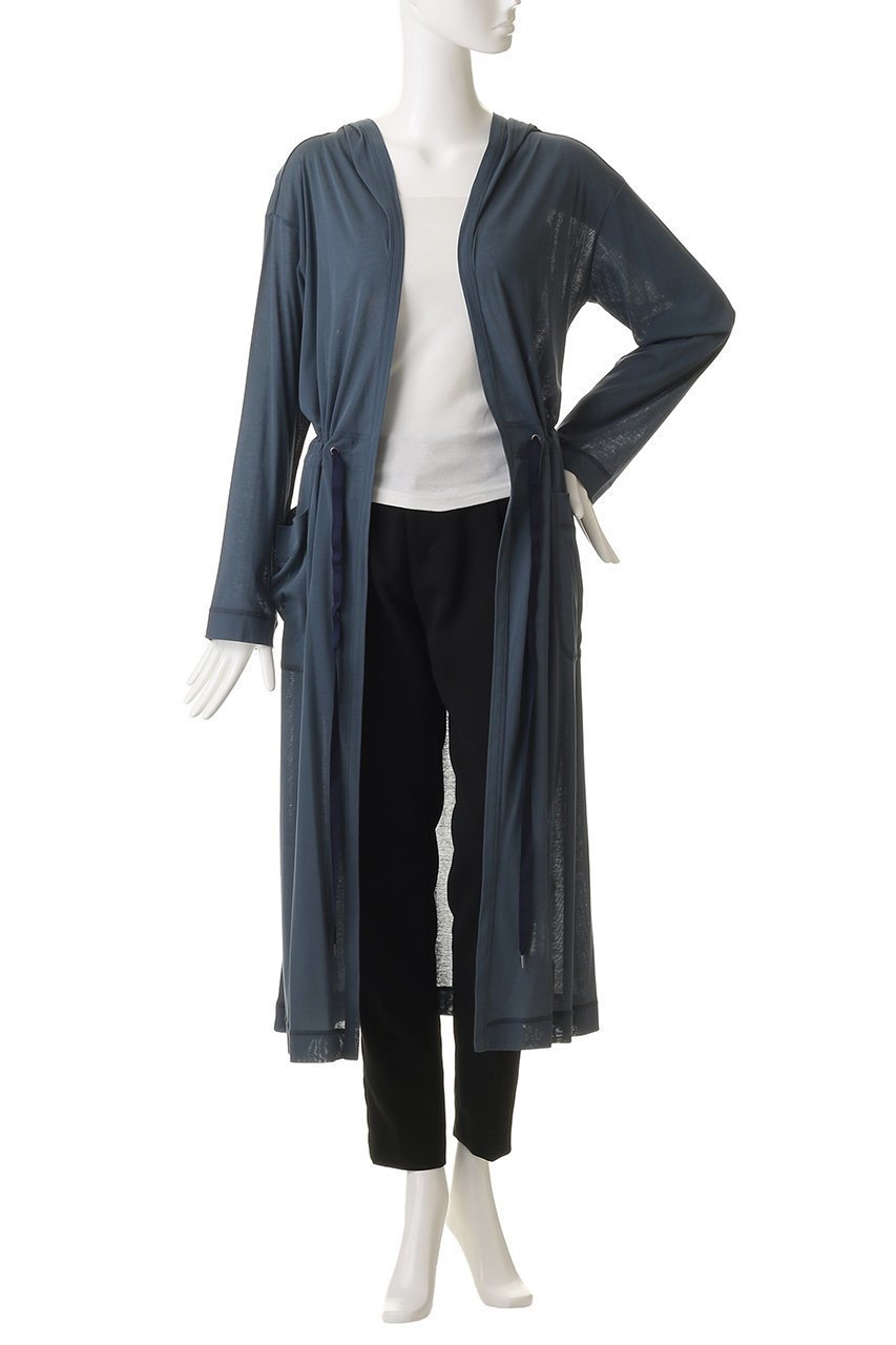 【プレインピープル/PLAIN PEOPLE】のガス強撚フライスフード付きロングカーディガン 人気、トレンドファッション・服の通販 founy(ファニー) 　ファッション　Fashion　レディースファッション　Fashion for Women　トップス・カットソー　Cut & Sew Tops　ニット　Knit Tops & Sweaters　カーディガン・羽織り　Layered Style Cardigans　カーディガン　Cardigan, Knitwear　シンプル　Simple, Minimal　ロング　Long, Long-Length　other-7|ID: prp329100004699955 ipo3291000000035677695