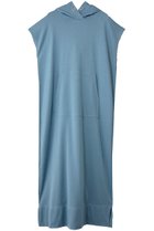 【プレインピープル/PLAIN PEOPLE】のラミーコットン裏毛パーカーワンピース ブルー|ID:prp329100004699956