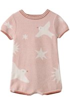 【ベアフットドリームス/BAREFOOT DREAMS / KIDS】の【Baby】コージーシックウルトラライト スパロウ ロンパース ピンク|ID:prp329100004699961