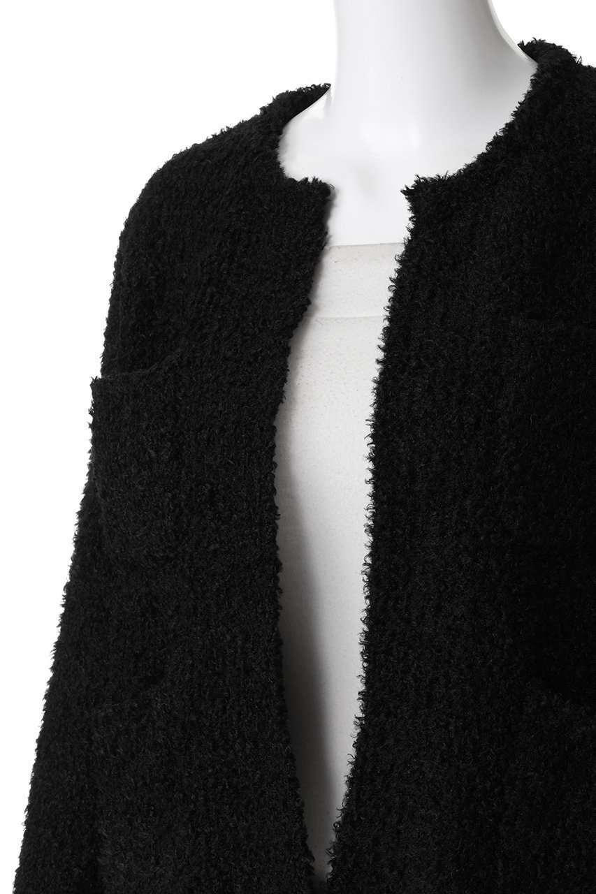 【ミズイロ インド/mizuiro ind】のhairly crew neck C/D with pockets カーディガン 人気、トレンドファッション・服の通販 founy(ファニー) 　ファッション　Fashion　レディースファッション　Fashion for Women　トップス・カットソー　Cut & Sew Tops　ニット　Knit Tops & Sweaters　カーディガン・羽織り　Layered Style Cardigans　カーディガン　Cardigan, Knitwear　ショート　Short, Short Length　バランス　Balance, Style Balance　フレア　Flare, Flared　ベーシック　Basic, Essential　マニッシュ　Mannish, Boyish　新作・新入荷　New Arrivals / New In　other-5|ID: prp329100004699964 ipo3291000000033936612