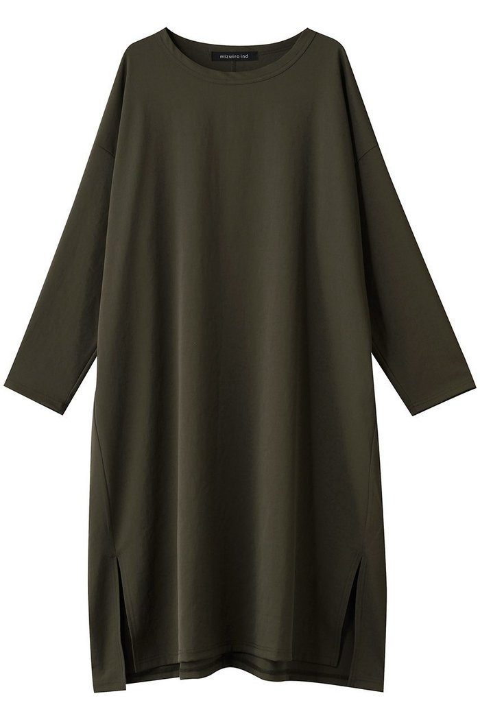 【ミズイロ インド/mizuiro ind】のクルーネックロングワンピース インテリア・キッズ・メンズ・レディースファッション・服の通販 founy(ファニー) https://founy.com/ ファッション Fashion レディースファッション Fashion for Women ワンピース Dresses チュニック Tunic Tops & Dresses シューズ Shoes, Footwear シンプル Simple, Minimal スリット Slit, Slit Detail チュニック Tunic, Long Top ベーシック Basic, Essential ロング Long, Long-Length エレガント 上品 Elegant |ID: prp329100004699966 ipo3291000000035800333