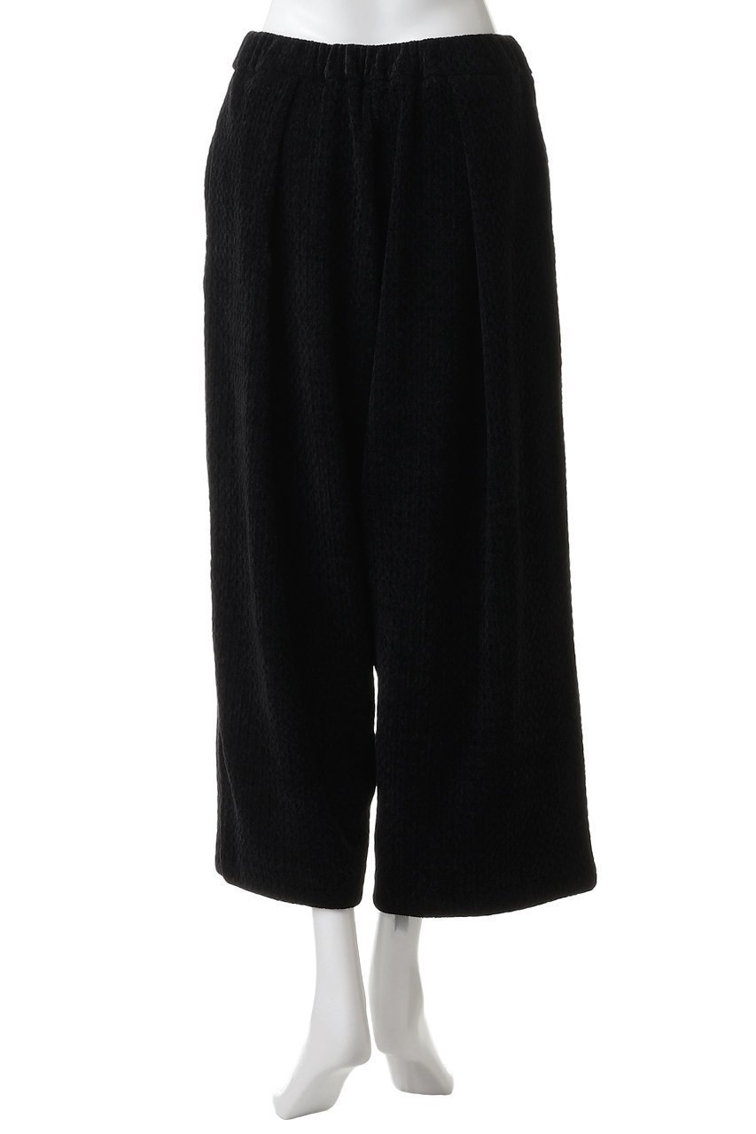 【ミズイロ インド/mizuiro ind】のvelour JQ tucked PT パンツ 人気、トレンドファッション・服の通販 founy(ファニー) 　ファッション　Fashion　レディースファッション　Fashion for Women　パンツ　Pants & Trousers　エレガント 上品　Elegant　ジャカード／ジャガード　Jacquard, Woven Pattern　スウェット / スエット　Sweatshirt, Sweatwear　ドレープ　Drape, Draping Fabric　ベロア　Velour, Soft Velvet　A/W・秋冬　Autumn/Winter　other-4|ID: prp329100004699968 ipo3291000000033936632