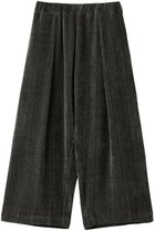 【ミズイロ インド/mizuiro ind】のvelour JQ tucked PT パンツ grayA|ID: prp329100004699968 ipo3291000000034121920