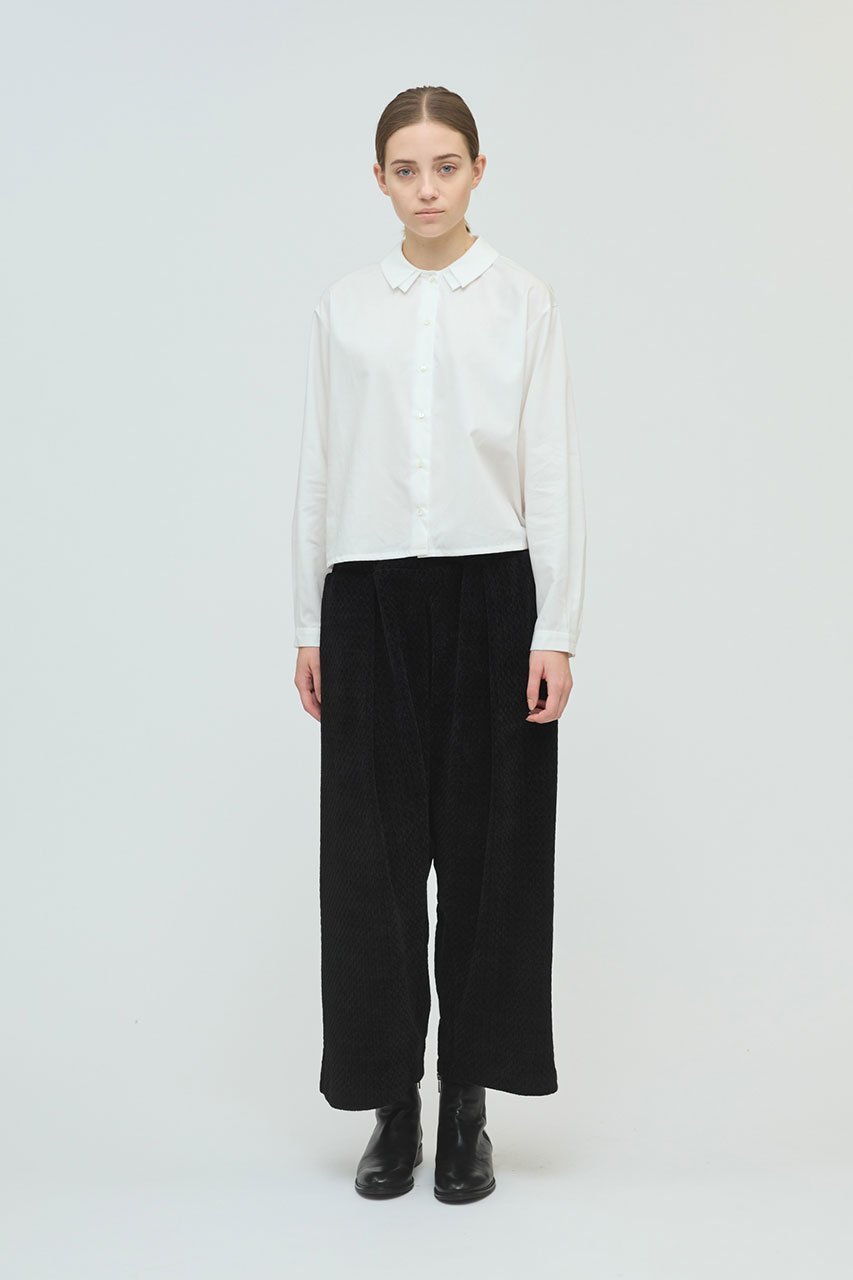 【ミズイロ インド/mizuiro ind】のベロアジャカードタックパンツ 人気、トレンドファッション・服の通販 founy(ファニー) 　ファッション　Fashion　レディースファッション　Fashion for Women　パンツ　Pants & Trousers　エレガント 上品　Elegant　ジャカード／ジャガード　Jacquard, Woven Pattern　スウェット / スエット　Sweatshirt, Sweatwear　ドレープ　Drape, Draping Fabric　ベロア　Velour, Soft Velvet　A/W・秋冬　Autumn/Winter　other-7|ID: prp329100004699968 ipo3291000000035597056