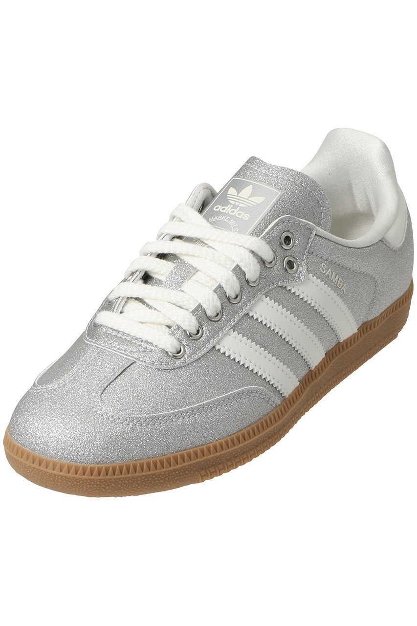 【エリオポール/heliopole】の【adidas】SAMBA OG W インテリア・キッズ・メンズ・レディースファッション・服の通販 founy(ファニー) 　ファッション　Fashion　レディースファッション　Fashion for Women　グリッター　Glitter, Sparkle　スニーカー　Sneakers, Trainers　トレンド　Trend, Trending Now　マキシ　Maxi, Full Length　ワイド　Wide, Wide Fit　人気　Popular, Best Seller　新作・新入荷　New Arrivals / New In　シルバー|ID: prp329100004699970 ipo3291000000033936638