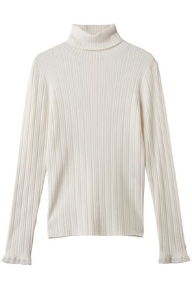 【アルアバイル/allureville】 【Loulou Willoughby】ハーフチューブラータートルプルオーバー人気、トレンドファッション・服の通販 founy(ファニー) ファッション Fashion レディースファッション Fashion for Women トップス・カットソー Cut & Sew Tops ニット Knit Tops & Sweaters カジュアルプルオーバー・ニットトップス Pullovers & Knit Tops / Casual Pullovers シンプル Simple, Minimal スリーブ Sleeve, Long Sleeve / Short Sleeve タートル Turtleneck, Turtle Collar フェミニン Feminine, Girly フリル Frill, Ruffle ロング Long, Long-Length 新作・新入荷 New Arrivals / New In A/W・秋冬 Autumn/Winter |ID:prp329100004699985