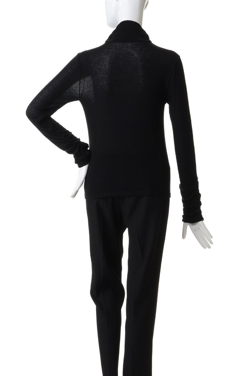 【アルアバイル/allureville】の【Loulou Willoughby】シルクジャージプルオーバー 人気、トレンドファッション・服の通販 founy(ファニー) 　ファッション　Fashion　レディースファッション　Fashion for Women　トップス・カットソー　Cut & Sew Tops　シャツ・ブラウス・オフィスカジュアル　Elegant Blouses & Button-Ups　ロングTシャツ・Tシャツ　Longline T-Shirts & Tees　カジュアルプルオーバー・ニットトップス　Pullovers & Knit Tops / Casual Pullovers　カットソー・ベーシックTシャツ　Cut-and-Sewn Tops / Stretch Tees & Basics　ギャザー　Gathered, Ruffled　シルク　Silk, 100% Silk　スリーブ　Sleeve, Long Sleeve / Short Sleeve　ロング　Long, Long-Length　other-4|ID: prp329100004699987 ipo3291000000035687744