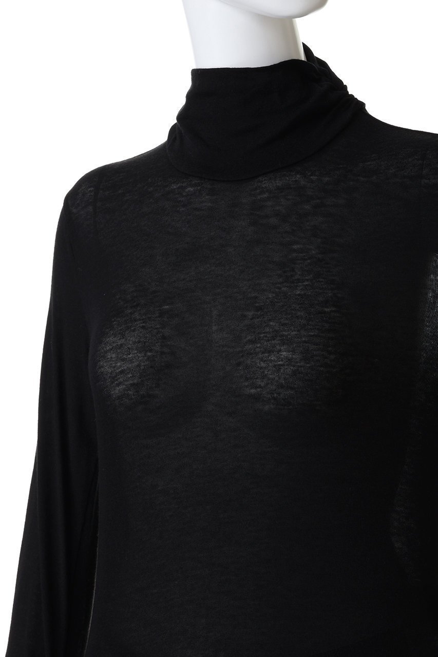 【アルアバイル/allureville】の【Loulou Willoughby】シルクジャージプルオーバー 人気、トレンドファッション・服の通販 founy(ファニー) 　ファッション　Fashion　レディースファッション　Fashion for Women　トップス・カットソー　Cut & Sew Tops　シャツ・ブラウス・オフィスカジュアル　Elegant Blouses & Button-Ups　ロングTシャツ・Tシャツ　Longline T-Shirts & Tees　カジュアルプルオーバー・ニットトップス　Pullovers & Knit Tops / Casual Pullovers　カットソー・ベーシックTシャツ　Cut-and-Sewn Tops / Stretch Tees & Basics　ギャザー　Gathered, Ruffled　シルク　Silk, 100% Silk　スリーブ　Sleeve, Long Sleeve / Short Sleeve　ロング　Long, Long-Length　other-5|ID: prp329100004699987 ipo3291000000035687745