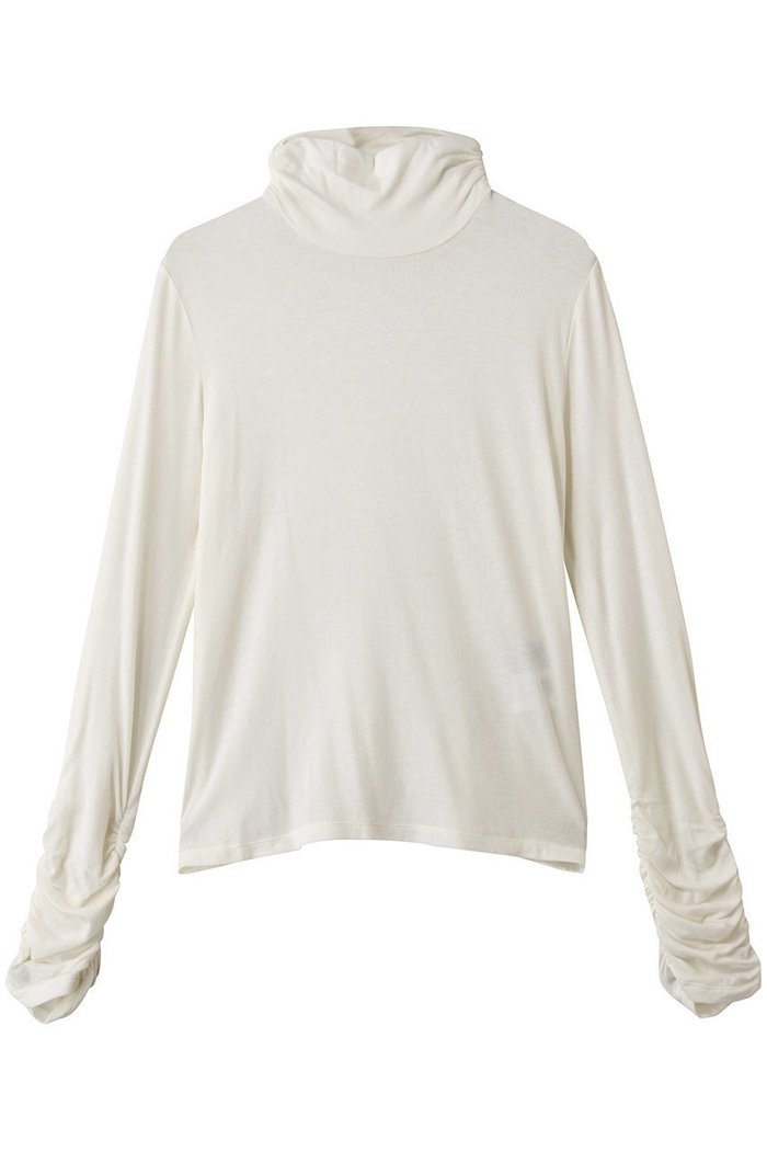 【アルアバイル/allureville】の【Loulou Willoughby】シルクジャージプルオーバー インテリア・キッズ・メンズ・レディースファッション・服の通販 founy(ファニー) https://founy.com/ ファッション Fashion レディースファッション Fashion for Women トップス・カットソー Cut & Sew Tops シャツ・ブラウス・オフィスカジュアル Elegant Blouses & Button-Ups ロングTシャツ・Tシャツ Longline T-Shirts & Tees カジュアルプルオーバー・ニットトップス Pullovers & Knit Tops / Casual Pullovers カットソー・ベーシックTシャツ Cut-and-Sewn Tops / Stretch Tees & Basics ギャザー Gathered, Ruffled シルク Silk, 100% Silk スリーブ Sleeve, Long Sleeve / Short Sleeve ロング Long, Long-Length |ID: prp329100004699987 ipo3291000000035800381