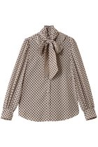 【アルアバイル/allureville】の【Loulou Willoughby】デシンドットフリルボウタイBL A ライトベージュ|ID: prp329100004699988 ipo3291000000033936776