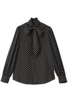 【アルアバイル/allureville】の【Loulou Willoughby】デシンドットフリルボウタイBL A ブラック|ID: prp329100004699988 ipo3291000000033936778
