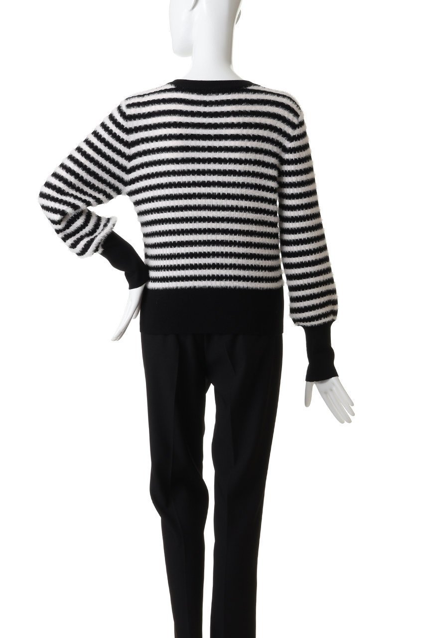 【アルアバイル/allureville】の【Loulou Willoughby】フェーザーボーダーCD A 人気、トレンドファッション・服の通販 founy(ファニー) 　ファッション　Fashion　レディースファッション　Fashion for Women　トップス・カットソー　Cut & Sew Tops　ニット　Knit Tops & Sweaters　カーディガン・羽織り　Layered Style Cardigans　カーディガン　Cardigan, Knitwear　コンパクト　Compact, Small Size　フェザーヤーン　Feather Yarn, Fluffy Yarn　新作・新入荷　New Arrivals / New In　other-4|ID: prp329100004699992 ipo3291000000033936808