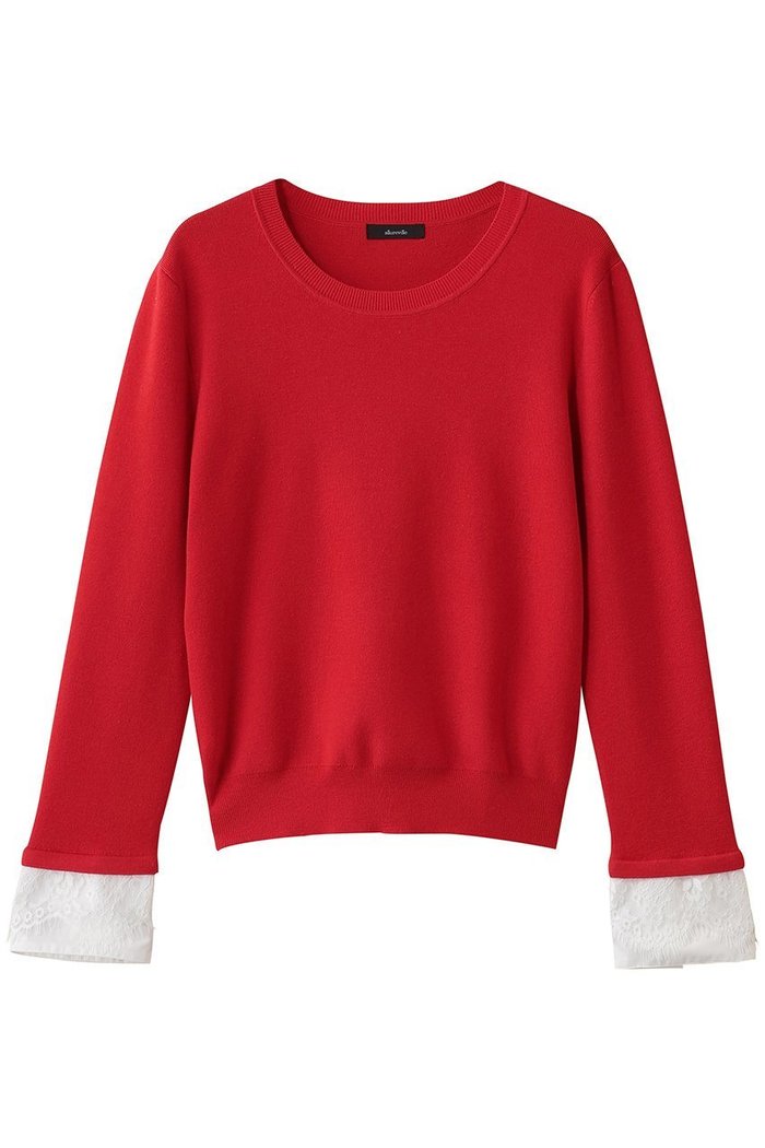 【アルアバイル/allureville】のレースカフスドッキングプルオーバー インテリア・キッズ・メンズ・レディースファッション・服の通販 founy(ファニー) https://founy.com/ ファッション Fashion レディースファッション Fashion for Women トップス・カットソー Cut & Sew Tops ニット Knit Tops & Sweaters カジュアルプルオーバー・ニットトップス Pullovers & Knit Tops / Casual Pullovers インナー Innerwear カフス Cuff Design カーディガン Cardigan, Knitwear コンパクト Compact, Small Size シンプル Simple, Minimal ジャケット Jacket, Outerwear ドッキング Docking, Mixed Material ベーシック Basic, Essential レース Lace, Lace Fabric 冬 Winter / This Winter 新作・新入荷 New Arrivals / New In |ID: prp329100004699994 ipo3291000000033936810