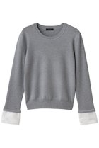 【アルアバイル/allureville】のレースカフスドッキングプルオーバー グレー|ID: prp329100004699994 ipo3291000000033936812