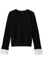 【アルアバイル/allureville】のレースカフスドッキングプルオーバー ブラック|ID: prp329100004699994 ipo3291000000033936813