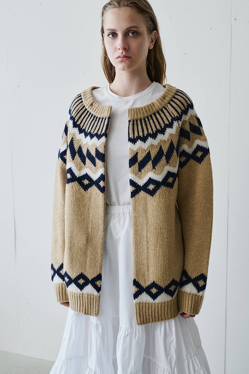 【ジェイドット/j.】のピュアウールノルディックカーディガン 人気、トレンドファッション・服の通販 founy(ファニー)  ファッション Fashion レディースファッション Fashion for Women トップス・カットソー Cut & Sew Tops ニット Knit Tops & Sweaters カーディガン・羽織り Layered Style Cardigans カーディガン Cardigan, Knitwear シンプル Simple, Minimal 秋 Autumn other-6|ID: prp329100004699999 ipo3291000000034017002