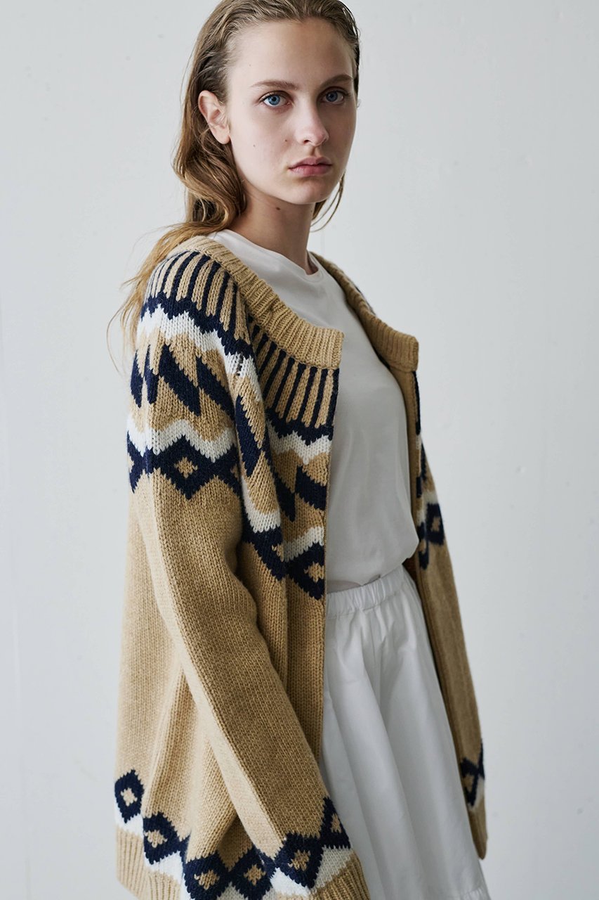 【ジェイドット/j.】のピュアウールノルディックカーディガン 人気、トレンドファッション・服の通販 founy(ファニー)  ファッション Fashion レディースファッション Fashion for Women トップス・カットソー Cut & Sew Tops ニット Knit Tops & Sweaters カーディガン・羽織り Layered Style Cardigans カーディガン Cardigan, Knitwear シンプル Simple, Minimal 秋 Autumn other-7|ID: prp329100004699999 ipo3291000000034017003