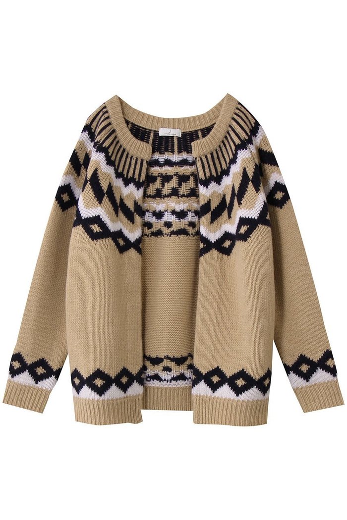 【ジェイドット/j.】のピュアウールノルディックカーディガン インテリア・キッズ・メンズ・レディースファッション・服の通販 founy(ファニー) https://founy.com/ ファッション Fashion レディースファッション Fashion for Women トップス・カットソー Cut & Sew Tops ニット Knit Tops & Sweaters カーディガン・羽織り Layered Style Cardigans カーディガン Cardigan, Knitwear シンプル Simple, Minimal 秋 Autumn |ID: prp329100004699999 ipo3291000000035800443