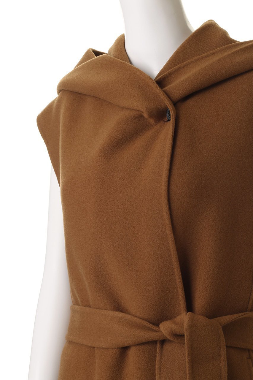 【ベイジ,/BEIGE,】のLEMOORE(レモー)/ウールリバーフード付きロングジレ 人気、トレンドファッション・服の通販 founy(ファニー) 　ファッション　Fashion　レディースファッション　Fashion for Women　アウター　Coat / Outerwear Collection　レディースジャケット・軽アウター　Jackets　おすすめ　Recommended / Our Picks　ジャケット　Jacket, Outerwear　ベスト　Vest, Waistcoat　新作・新入荷　New Arrivals / New In　秋　Autumn　other-5|ID: prp329100004700002 ipo3291000000033936884