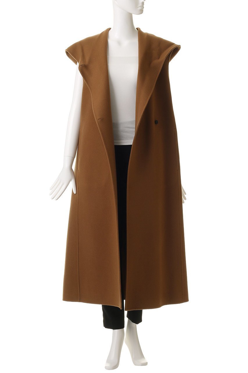 【ベイジ,/BEIGE,】のLEMOORE(レモー)/ウールリバーフード付きロングジレ 人気、トレンドファッション・服の通販 founy(ファニー) 　ファッション　Fashion　レディースファッション　Fashion for Women　アウター　Coat / Outerwear Collection　レディースジャケット・軽アウター　Jackets　おすすめ　Recommended / Our Picks　ジャケット　Jacket, Outerwear　ベスト　Vest, Waistcoat　新作・新入荷　New Arrivals / New In　秋　Autumn　other-8|ID: prp329100004700002 ipo3291000000033936889