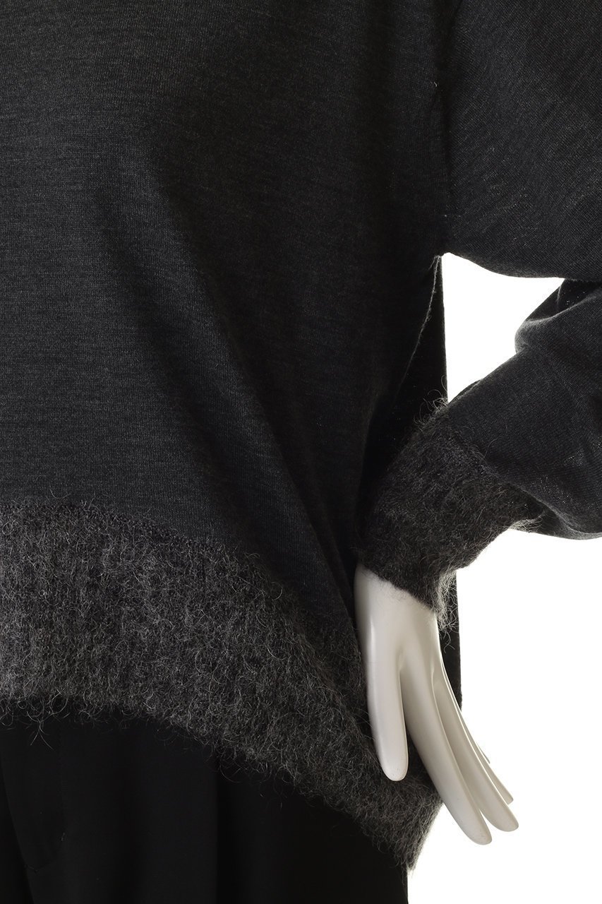 【ベイジ,/BEIGE,】のLA MONNAIE(ラ モネ)/モヘヤMIXクルーネックニット 人気、トレンドファッション・服の通販 founy(ファニー) 　ファッション　Fashion　レディースファッション　Fashion for Women　トップス・カットソー　Cut & Sew Tops　ニット　Knit Tops & Sweaters　カジュアルプルオーバー・ニットトップス　Pullovers & Knit Tops / Casual Pullovers　シアー　Sheer, See-Through　フロント　Front, Front Design　ミックス　Mix, Mixed Style　人気　Popular, Best Seller　定番　Standard, Basic Item　新作・新入荷　New Arrivals / New In　other-5|ID: prp329100004700006 ipo3291000000033936908