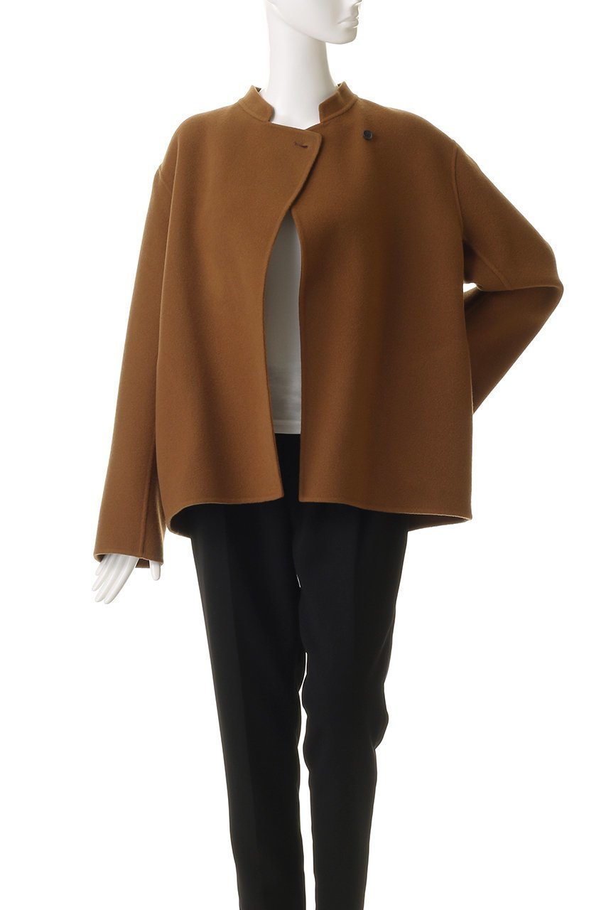 【ベイジ,/BEIGE,】のLEMOORE(レモー)/ウールリバースタンドカラーショートコート 人気、トレンドファッション・服の通販 founy(ファニー) 　ファッション　Fashion　レディースファッション　Fashion for Women　アウター　Coat / Outerwear Collection　コート・ロングコート・ピーコート　Long Coats, Peacoats & More　カーディガン　Cardigan, Knitwear　ショート　Short, Short Length　other-7|ID: prp329100004700007 ipo3291000000035743707