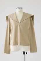 【リムアーク/RIM.ARK】のSailor collar JK like tops/トップス ライトベージュ|ID:prp329100004700011