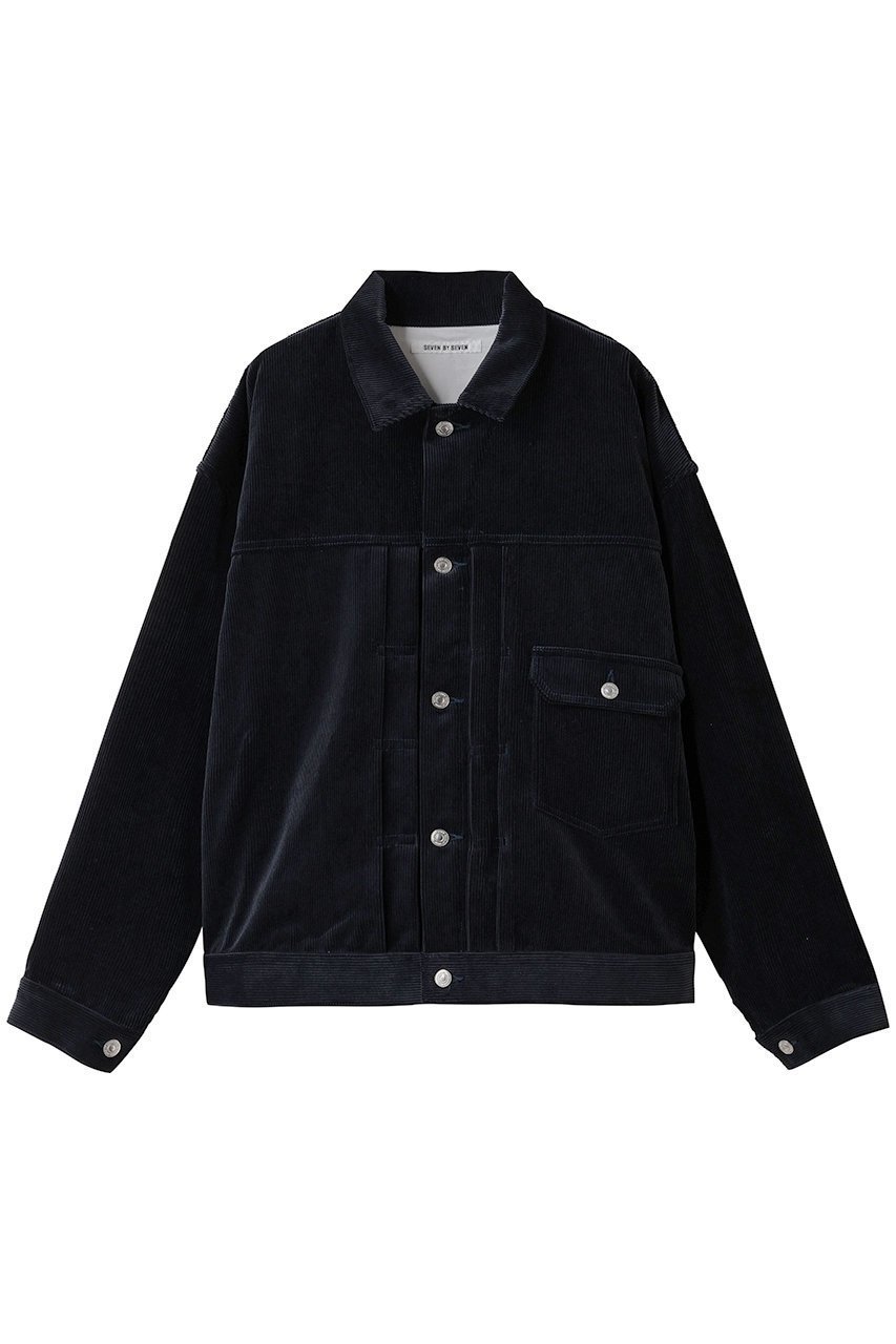 【セブン バイ セブン/SEVEN BY SEVEN / MEN】の【MEN】1ST TYPE コーデュロイ ジャケット インテリア・キッズ・メンズ・レディースファッション・服の通販 founy(ファニー) 　ファッション　Fashion　メンズファッション　Fashion for Men　コーデュロイ　Corduroy, Cord Fabric　ジャケット　Jacket, Outerwear　バランス　Balance, Style Balance　ブルゾン　Blouson, Bomber Jacket　モダン　Modern, Contemporary　ワーク　Workwear, Utility Style　新作・新入荷　New Arrivals / New In　ネイビー|ID: prp329100004700014 ipo3291000000033937015