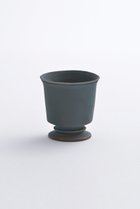【ミシンポタリークリエーション/MISHIM POTTERY CREATION / GOODS】のStiLL ゴブレット 藍墨茶(グレー)|ID:prp329100004700029