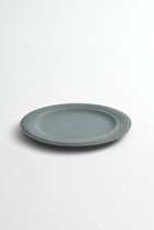 【ミシンポタリークリエーション/MISHIM POTTERY CREATION / GOODS】のStiLL ラウンド プレート L 藍墨茶(グレー)|ID:prp329100004700031