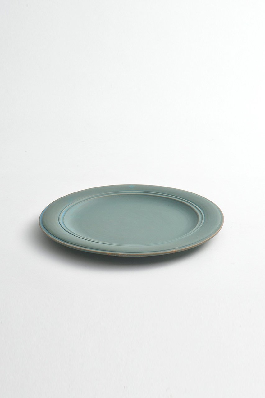 【ミシンポタリークリエーション/MISHIM POTTERY CREATION / GOODS】のStiLL ラウンド プレート L インテリア・キッズ・メンズ・レディースファッション・服の通販 founy(ファニー) 　シンプル　Simple, Minimal　テーブル　Table, Dining Table　ハンド　Hand, Handmade　プレート　Plate, Dish　ラウンド　Round, Round Neck　おすすめ　Recommended / Our Picks　ギフト プレゼント　Gift / Present　ホーム・キャンプ・アウトドア・お取り寄せ　Home Living / Home & Lifestyle / Camping Gear / Outdoor Camping　キッチン・ダイニング　Kitchen & Dining Essentials. Stylish & Functional Tableware　キッチン家電・キッチン用品　Kitchen Appliances & Tools　錆浅葱(アオミドリ)|ID: prp329100004700031 ipo3291000000035381738