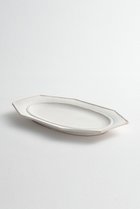 【ミシンポタリークリエーション/MISHIM POTTERY CREATION / GOODS】のStiLL オクタゴン プレート L 胡粉(シロ)|ID:prp329100004700033