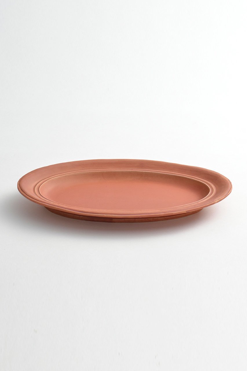 【ミシンポタリークリエーション/MISHIM POTTERY CREATION / GOODS】のStiLL オーバル プレート L インテリア・キッズ・メンズ・レディースファッション・服の通販 founy(ファニー) 　オーバル　Oval Design　皿　Plate, Dish　テーブル　Table, Dining Table　ハンド　Hand, Handmade　プレート　Plate, Dish　再入荷　Restock / Back in Stock　おすすめ　Recommended / Our Picks　ギフト プレゼント　Gift / Present　ホーム・キャンプ・アウトドア・お取り寄せ　Home Living / Home & Lifestyle / Camping Gear / Outdoor Camping　キッチン・ダイニング　Kitchen & Dining Essentials. Stylish & Functional Tableware　キッチン家電・キッチン用品　Kitchen Appliances & Tools　薄緋(レンガ)|ID: prp329100004700034 ipo3291000000033937202