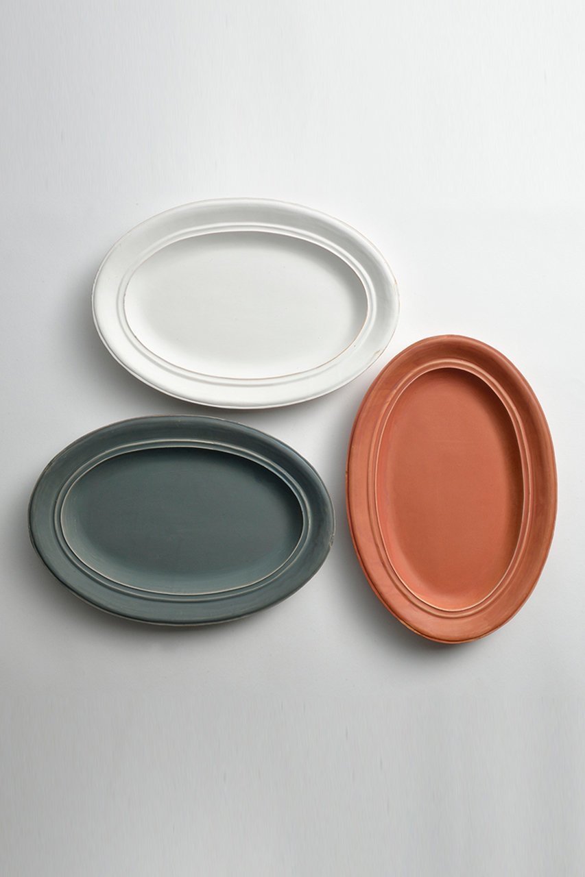 【ミシンポタリークリエーション/MISHIM POTTERY CREATION / GOODS】のStiLL オーバル プレート L 人気、トレンドファッション・服の通販 founy(ファニー) 　オーバル　Oval Design　皿　Plate, Dish　テーブル　Table, Dining Table　ハンド　Hand, Handmade　プレート　Plate, Dish　再入荷　Restock / Back in Stock　おすすめ　Recommended / Our Picks　ギフト プレゼント　Gift / Present　ホーム・キャンプ・アウトドア・お取り寄せ　Home Living / Home & Lifestyle / Camping Gear / Outdoor Camping　キッチン・ダイニング　Kitchen & Dining Essentials. Stylish & Functional Tableware　キッチン家電・キッチン用品　Kitchen Appliances & Tools　other-6|ID: prp329100004700034 ipo3291000000033937211
